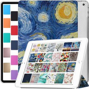 DuraSafe Cases for iPad 10.5 Inch 2017 Air 3 2019 [ PRO 10.5 Air 3rd Gen ] A1701 A2152 A2123 MUUL2LL/A MUUK2LL/A MUUJ2LL/A MQDX2LL/A MQDW2LL/A Printed Cover Transparent Back Shell - Starry Night