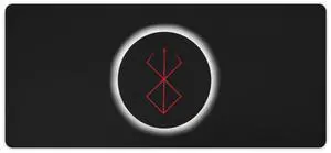 Generic BER-serk Mousepad Anime Mouse Pad 16x35 Inch Manga Gaming Mouse Pad XL Guts Mouse Pads for Desk
