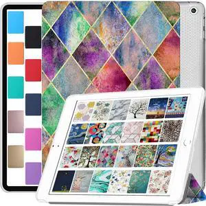 DuraSafe Cases for iPad Mini 4th Gen Printed Case A1538 MK6K2LL/A MK6J2LL/A MK6L2LL/A A1550 MK9J2LL/A MK9H2LL/A MK9G2LL/A MK9P2LL/A MK9Q2LL/A MK9N2LL/A MK882LL/A MK862LL/A MK872LL/A - Diamond Grid