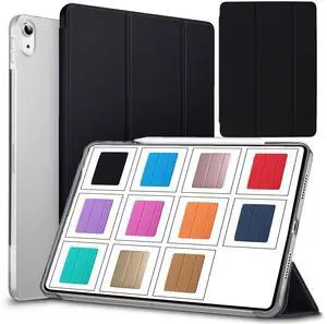 DuraSafe Cases for iPad Air 5th Gen 10.9" 2022 Case A2589 A2591 MM9E3LL/A MM9D3LL/A MME23LL/A MM9C3LL/A MM9F3LL/A MM9N3LL/A MM9M3LL/A MME63LL/A MM9L3LL/A MM6U3LL/A MM6R3LL/A MM6T3LL/A MME93LL/A Black