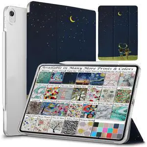 DuraSafe Cases for iPad Mini 6 8.3 Inch 2021 [ Mini 6th Gen ] A2567 A2568 A2569 MK7M3LL/A MLWL3LL/A MK7R3LL/A MK7P3LL/A MK7T3LL/A Trifold Printed Hard Smart PC Transparent Back Cover - Night Sky