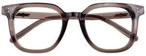 GLASAOTO Blue Light Reading Glasses for Women Men Oversized Square Frame Blocking Readers (Brown, 0)
