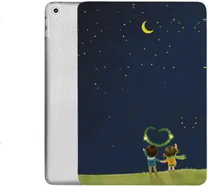 DuraSafe Cases for iPad 6/5 9.7 Inch [iPad 2018 6th iPad 2017 5th Gen ] A1893 A1822 A1954 MP252LL/A MPGA2LL/A MRM52LL/A MR702LL/A MR6Y2LL/A Printed Case TPU Heat Dissipation Back - Night Sky