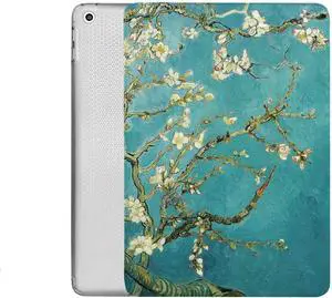 DuraSafe Cases Compatible with iPad 10.5 Air 3rd Gen [ Air 3 2019 ] 10.5 inch MV172LL/A MV162LL/A MV152LL/A MUUT2LL/A MUUR2LL/A MUUQ2LL/A Trifold Printed Slim Adjustable Stand Case TPU Back - Blossom