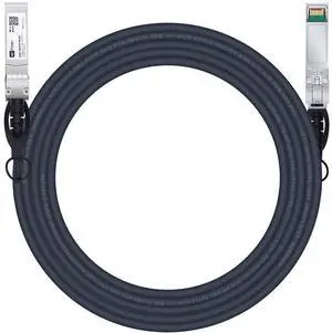 H!Fiber SFP+ Cable, 10G SFP+ DAC, 5M(16.4ft), Passive Direct Attach Copper Twinax Cable for Cisco SFP-H10GB-CU5M, Ubiquiti UniFi UC-DAC-SFP+, Meraki, Mikrotik, Intel, Fortinet, Netgear and More