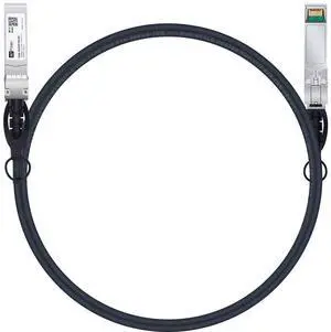 H!Fiber 2 Pack SFP+ Cable, 10G SFP+ DAC, 1.5M(5ft), Passive Direct Attach Copper Twinax Cable for Cisco SFP-H10GB-CU1.5M, Ubiquiti UniFi UC-DAC-SFP+, TP-Link, Mikrotik, Intel, Fortinet, Netgear