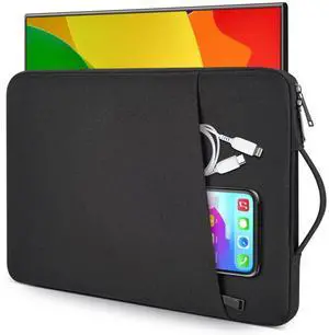 Portable Monitor Case 18.5 Inch Protective Carrying Sleeve for InnoView VisionOwl Upperizon Usparkle Ingnok aimuonos Ingnok Motyeowe Cocopar EVICIV HONGO, 18-18.5" Laptop Notebook Bag, Black