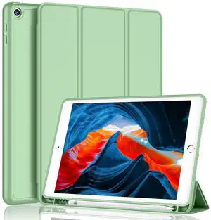 iMieet iPad 9th Generation Case 2021/iPad 8th Generation Case 2020 10.2 Inch with Pencil Holder, iPad 7th Gen 2019 Case with Soft Baby Skin Silicone Back, Auto Wake/Sleep Cover (Matcha Green) iMieet iPad 9th Generation Case 2021/iPad 8th Generation Case 2020 10.2 Inch with Pencil Holder, iPad 7th Gen 2019 Case with Soft Baby Skin Silicone Back, Auto Wake/Sleep Cover (Matcha Green)