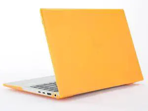 mCover Case ONLY Compatible for 2020~2022 14" HP EliteBook 840 G7 / G8 (Intel CPU) | EliteBook 845 G7 / G8 (AMD CPU) Series Windows Laptop (NOT Fitting Any Other HP Models) - Orange