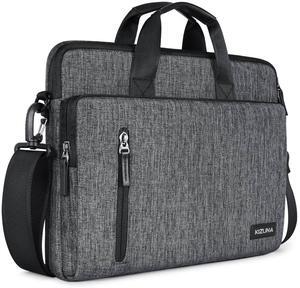 KIZUNA Laptop Bag Case 17 Inch Computer Shoulder Sleeve Briefcase For LG gram 17 2022 /Dell G7/17.3" HP ProBook 470/Lenovo Ideapad 700/DELL Precision 7710/Predator PH717-71-746,Grey