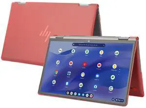 mCover Case ONLY Compatible for 2023~2024 15.6" HP Envy x360 15-FE0000 (Intel CPU) / 15-FH0000 (AMD CPU) Series Laptop (NOT Fitting Any Other HP Models) - Red