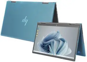 mCover Case ONLY Compatible for 2022~2023 15.6" HP Envy x360 15-EW0000 (Intel CPU) / 15-EY0000 (AMD CPU) Series Laptop (NOT Fitting Any Other HP Models) - Aqua