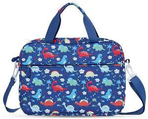 Kids Tablet Bag for Boy Girls Dinosaur Tablet Sleeve Carrying Case with Handle Shoulder Strap 13 inch Tablet Travel Bag briefcase for iPad 11 10.2 iPad 10th 10.9 Air HD 10 HD 8 Kid Pro tablet