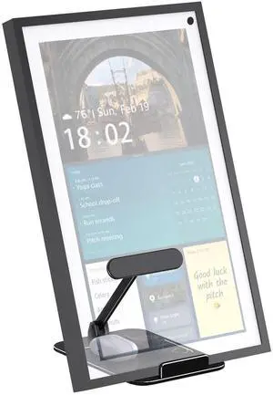 ITSHOM Tilt Stand for Show 15 (1st, 2nd Gen), Ipads/Tablets, Made of Heavy-Duty Aluminum, Device Sit On It Without Mounting (Black)