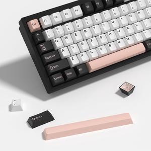 KBDiy Olivia Female keycaps PBT Double Shot Keycap Set,174 Keys Pink Keycaps 60 Percent Cherry Profile Keycap for 61/64/68/84/87/100/104/108 Mechanical Keyboard