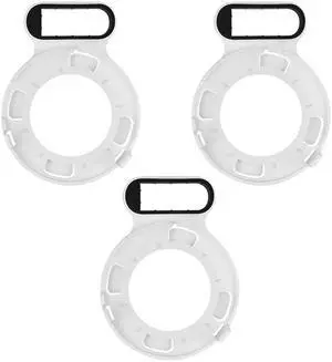 HUIOP for Deco M5, Wall Mount for Deco M5 Whole Home Mesh System Sturdy Bracket Holder Space Saving Router Holder Plug in Without Messy Wires or Screws