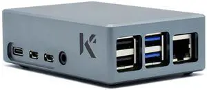 KKSB Raspberry Pi 4 Case | CNC Machined Aluminum Raspberry Pi Enclosure with Built-in Heatsink