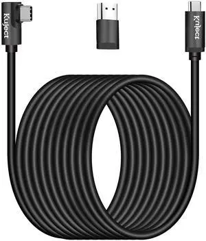 Kuject Link Cable 20FT Compatible for Quest 3S/3, Quest 2/Pro, Pico 4, VR Headset Accessories Cable for Rift S/Steam VR Games, USB 3.0 Type C to C High Speed Data Transfer Charging Cord for Gaming PC