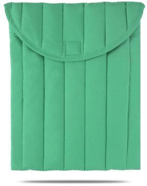 Puffy Laptop Sleeve 13-14 Inch Light Green, Protective Carrying Case for Men and Women, Cute Case Bag Compatible with 13 and 14 Inch Laptops, for MacBook Air M2, Asus/Dell Xps in Cover