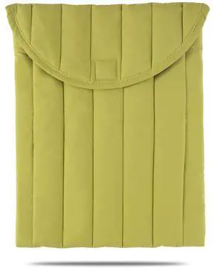 Linpr Puffy Laptop Sleeve 13-14 Inch Streak-Green, Protective Carrying Case for Men and Women, Cute Case Bag Compatible with 13 and 14 Inch Laptops, for MacBook Air M2, Asus/Dell Xps in Cover