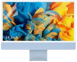 i-Tensodo 2 Pack iMac 24 Inch Anti Glare Matte Computer Screen Protector For 2024/2023/2021 iMac All-in-One Desktop Computer With M4/M3/M1 Chip, Eye Protection Anti Glare Filter