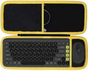 Lebakort Storage Case Compatible with Logitech POP ICON Combo Keyboard and Mouse Combo (Graphite Case)