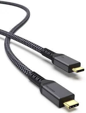 Maxonar [6.6Ft] Thunderbolt 4 Cable with 40Gbps Data Sync/240W Charging and 8K/5K@60Hz for Thunderbolt 4/3, USB4, and USB C Devices