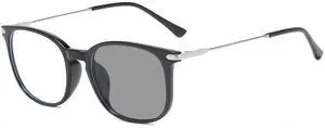 MIRYEA Blue Light Blocking Computer Reading Glasses Photochromic Anti Glare Sunglasses