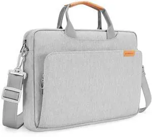 NIDOO Laptop Sleeve Shoulder Bag for 12.9" iPad Pro M1 M2 2022 / 13" 13.6" MacBook Air / 13" MacBook Pro / Surface Pro X 8 9 7+, Briefcase Handbag for 13.4" Dell XPS 13 Plus / 12.4" Galaxy Tab