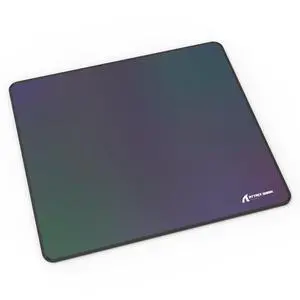 ATTACK SHARK CM03 Gaming Mouse Pad with Rainbow Film Coating, Ultra-Smooth, Water-Resistant, Anti-Slip Rubber Base, 4mm Thick Cushioning for eSports and Professional Gaming, Cool Touch & Easy to Clean