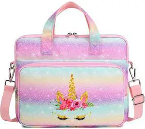 Octsky Kids Tablet Carrying Sleeve - 12.5 Inch Protective Bag with Shoulder Strap, Soft Lining