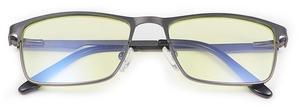 PEEPAI Blue Light Blocking Glasses UV400 Anti Eyestrain Computer Gaming Blue Light Screen Blocker Metal Eyewear for Men Women