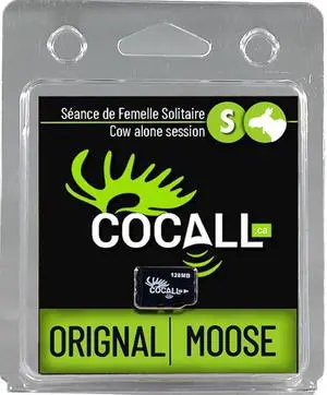 COCALL Moose Sound Card - Call Session for Hunting (Cow Moose Alone, 30 Minutes) - Micro SD Card for Cocall 2X - Replicates Real Moose Interactions - Press Play and Let it Play