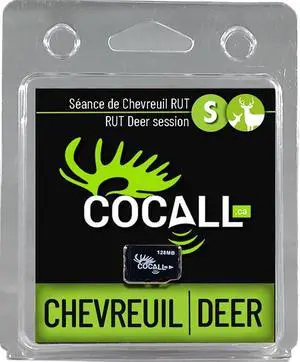 COCALL Deer Sound Card - Call Session for Hunting (Rut Session, 35 Minutes) - Micro SD Card for Cocall 2X - Replicates Real Deer Interactions - Press Play and Let it Play