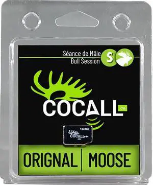 COCALL Moose Sound Card - Call Session for Hunting (Bull Moose Session, 12 Minutes) - Micro SD Card for Cocall 2X - Replicates Real Moose Interactions - Press Play and Let it Play