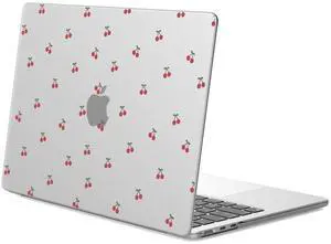 JOYLAND Cute Cherry Case Compatible with MacBook Air 13 Inch A1932/A2179/A2337, Fruits Printed Hard Shell Cover Protective Laptop Case for MacBook Air, 13.3 Inch