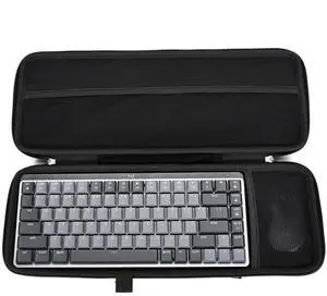 RAIACE Hard Storage Case Compatible with Logitech MX Keys Mini Mechanical Wireless Illuminated Performance Keyboard. (Case Only) - Black