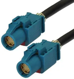 RedYutou FAKRA Z HSD LVDS 535 Cable 4 Core Universal Video Cable, Car High Speed Transmission RGB Reversing Image Harness 3 ft