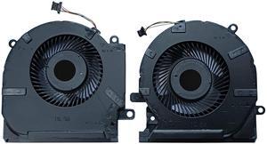 YFLAPFAN (1 Pair) New CPU GPU Cooling Fan Intended for HP OMEN 15-EK 15-EN (GTX1660Ti RTX20) Series Laptop TPN-Q236 Q238 15-EN0013dx 15-EN0023dx 15-EK0013dx 15-EK0023dx DC12V