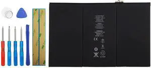 Vvsialeek A1389 Replacement Battery 616-0592, 616-0593, 616-0604 Battery Compatible with iPad 3 A1416, A1430 iPad 4 A1458, A1459, A1460