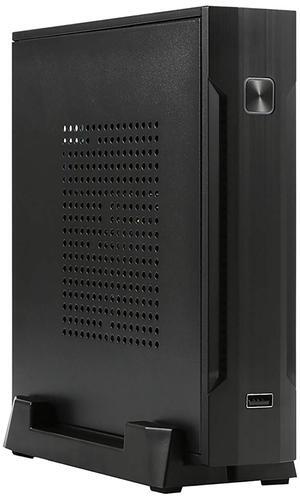 Goodisory TX01 SECC Fanless Thin Mini-itx HTPC Chassis with 2.5" Drive Bay and Vertical Stand Foot (Black)