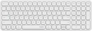 Rapoo E9310M Wireless Keyboard for Mac/iPad/PC, Multi-Device Bluetooth Keyboard with Number Pad, Low-Profile, Quiet Typing, 99-Key, Battery Powered, Support 4 Devices for Windows, Linux, Chrome, Mac