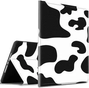 Case for Kinlde Fire HD 8 & Fire HD 8 Plus Tablet Case (10th Generation 2020 Release) Slim PU Leather Multi-Angle Smart Folio Stand Cover with Auto Wake Sleep,Black White Pattern