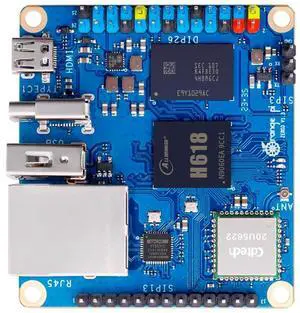 Orange Pi Zero 3 1GB LPDDR4 Allwinner H618 Quad-Core 64 Bit Single Board Computer with 16MB SPI Flash, Support WiFi and BT5.0, Development Board Computer Run Android 12 TV/Debian/Ubuntu(Zero3 1G)