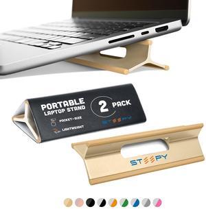 Steepy Adjustable Laptop Stand for Desk - 3 Heights Computer Stand - Laptop Riser with Adjustable Height