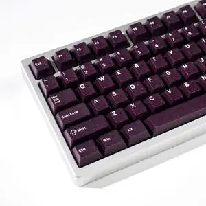 Sumgsn Double Shot Keycaps 162 Keys Purple Vior Keycaps Set Cherry Profile Fit for 60% 65% 75% 95% Mechanical Keyboard Cherry Mx Switches