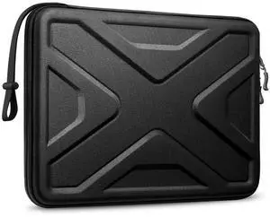 SITHON Hard Shell Laptop Sleeve Case for 11.6-inch Chromebook, Shock Absorption Computer Carrying Bag for 11.6" Samsung Chromebook 4/3/2, 12.4" Surface Laptop, 11.6'' Lenovo/Acer/HP Ultrabook (Black)