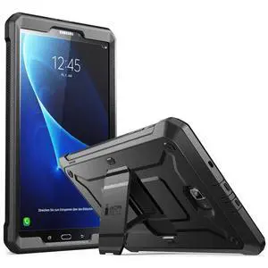 SUPCASE [Unicorn Beetle PRO Series Case Designed for Samsung Galaxy Tab A 10.1 inch, with Built-in Screen Protector for Samsung Galaxy Tab A 10.1 inch 2016 (SM-T580/T585) (No Pen Version) (Black)