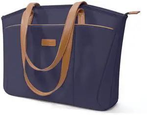TAIKESEN Laptop Tote Bag Shoulder Bag for Women 13-14 inch Waterproof Handbag Blue Color