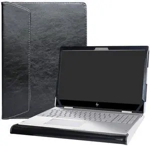 Alapmk Protective Case for 15 inch MacBook Pro 15 (A1398) 2012-2015 & 15.6 inch HP Envy X360 15 15-cnXXXX 15m-cnXXXX 15-cpXXXX 15m-cpXXXX Laptop[Not fit Envy X360 15 15-apXXX 15-bqXXX 15-bpXXX],Black